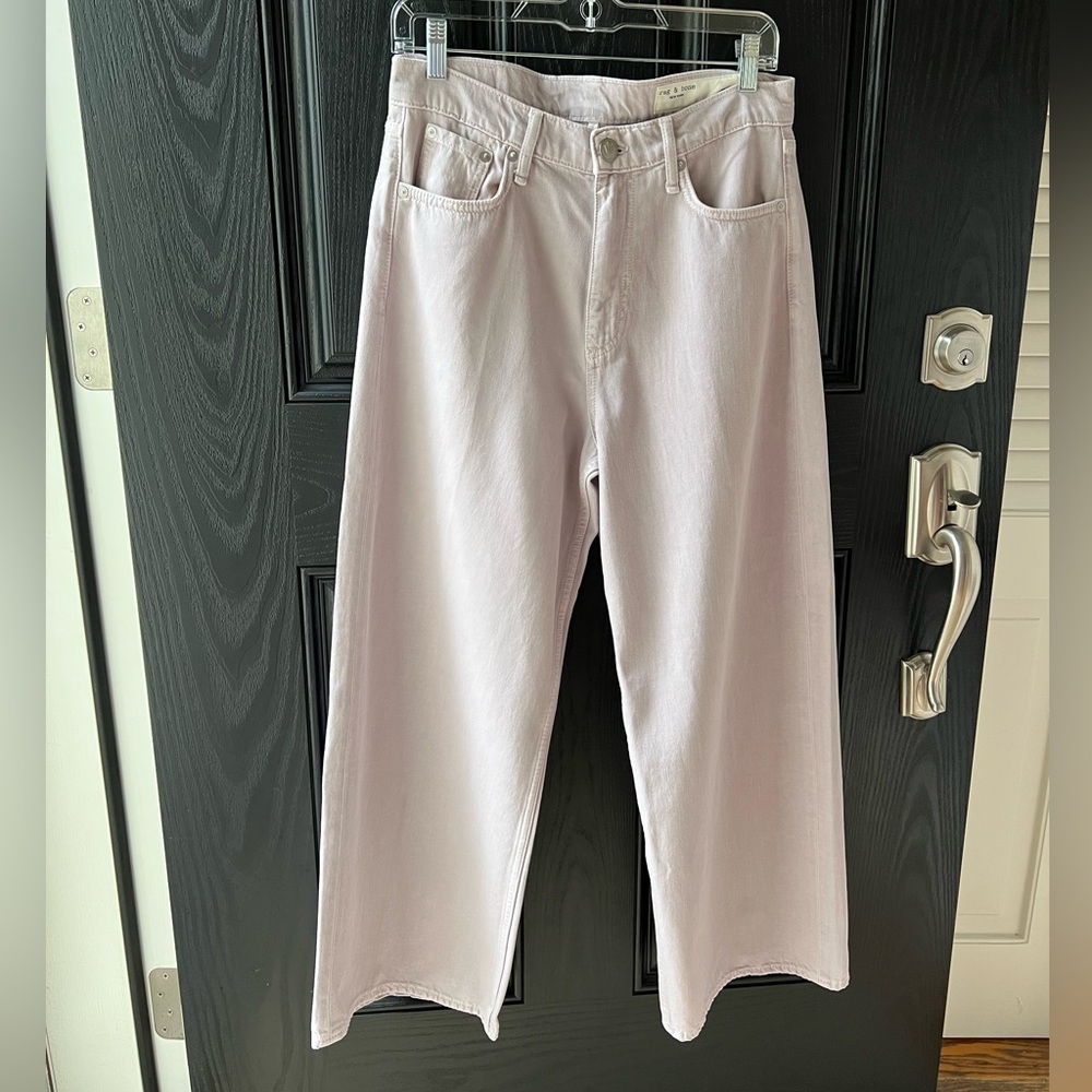 Rag & Bone Andi High-Rise Ankle Wide Leg